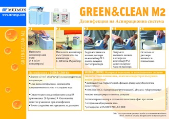 Инструкция за дезинфектант Green&Clean M2